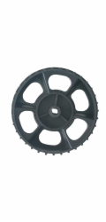 Kolečko pro rozmetadlo sypkých materiálů Goodfarm 416, osa 20 mm, plastové pouzdro, náhradní kolo