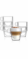Vialli Design Termosklenice s dvojitou stěnou 6 ks 350ml Senso 27459
