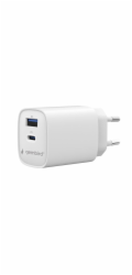 Gembird Univerzální nabíječka 1xUSB-C/A QC 3.0 PD 45W bílá