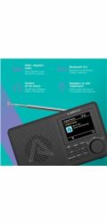 LAMAX RadioVox1 DAB - Přenosné DAB+ rádio s FM tunerem a Bluetooth