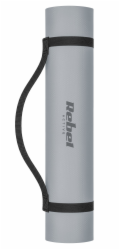 Rebel Active Gymnastická podložka na jógu, pilates, fitness, 183x61cm, tloušťka 1cm, materiál TPE, šedá, REBEL ACTIVE