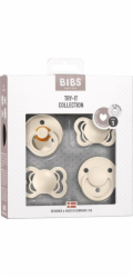 Bibs Dárková sada dudlíků BIBS TRY-IT PACK IVORY