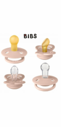 Bibs Dárková sada dudlíků BIBS TRY-IT PACK BLUSH, 4 ks