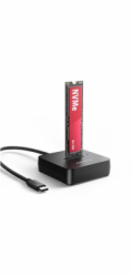 AXAGON ADSA-M2C11L, USB-C 10Gbps dokovacia stanica pro 1× M.2 NVMe SSD