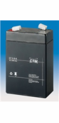 Baterie - CTM CT 6-3 (6V/3Ah - Faston 187), životnost 5let