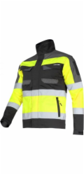 Lahti Pro Reflexní bunda Hi-Res, černožlutá, 2XL (L4041105)