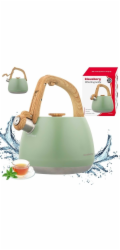 Klausberg ocelová konvice s pískáním 2,5 l pistácie (KB-9039)