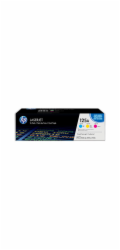 HP 125A CMY 3-pack LJ Toner Cart, CF373AM (1,400 / 1,400 / 1,400 pages)