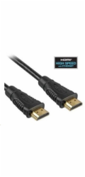 PREMIUMCORD Kabel HDMI - HDMI 0,5m (v1.4, 3D, zlacené kontakty, stíněný)