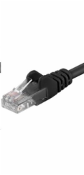 PREMIUMCORD Patch kabel UTP RJ45-RJ45 CAT5e 1.5m černá