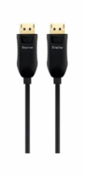 PREMIUMCORD Optický DisplayPort 1.4 přípojný kabel M/M, zlacené konekt. 10m