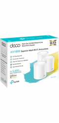 TP-Link Deco X20(3-pack) WiFi6 Mesh (AX1800, 2,4GHz/5GHz, 2xGbELAN/WAN)