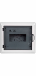 Elektro-Plast Modular Swindgear 1x8 N/T Economic Box RN 1/8 Transparentní dveře (N+PE)