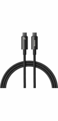 Kabel Baseus Tungsten Gold USB-C na USB-C 480 Mb/s 240 W 1 m Černá