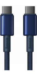 Kabel USB-C na USB-C Baseus Tungsten Gold, 100 W, 1 m (modrý)
