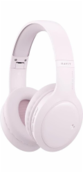 Havit H633BT - bezdrátová sluchátka na uši, růžová