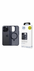 3mk ochranný kryt Smoke Case Mag&Stand pro Apple iPhone 16E/17E