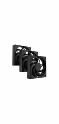 Ventilátor FURY SAI S12 PWM,  3-Pack, Černý