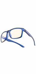 GUNNAR kancelářske/herní brýle INTERCEPT CRYSTAL COBALT  * čírá skla * BLF 35 * GUNNAR focus