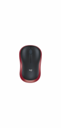 Logitech Wireless Mouse M185, red