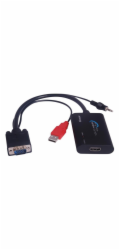 PremiumCord VGA+audio elektronický konvertor na rozhraní HDMI