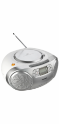 Philips AZ127/12 Přenosný CD přehrávač s kazetovou mechanikou