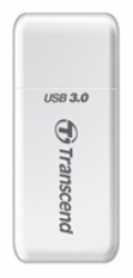 TRANSCEND Card Reader F5, USB 3.0, White