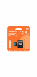 ADATA MicroSDXC karta 128GB Premier Pro UHS-I V30S (R:100/W:80 MB/s) + SD adaptér