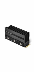 AXAGON CLR-M2XL, hliníkový pasivní chladič pro jedno i oboustranný M.2 SSD disk, výška 36 mm