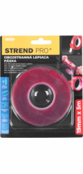 Páska Strend Pro, 19 mm, L-5 m, oboustranná, lepicí, akrylová, montážní
