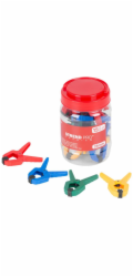 Svorka Strend Pro Premium DT825 pružinová, mix barev, v dóze 15 ks, 1"/25 mm