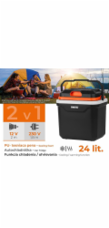 Autochladnička Strend Pro, 2v1, 24 litrů, 230V/12V, PUR izolace