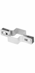 Objímka Strend Pro EUROSTANDARD, 60x40 mm, průběžná, pozinkovaná, na hranatý sloupek