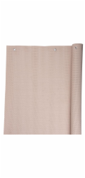 Zástěna Polyratan 77 0,9x3 m, UV, 800 g/m2, béžová, stínicí na balkon, s oky