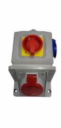 Schneider Electric Napájecí sada se zásuvkou 32A / 5ks + zásuvkou 16A / 250V + ŁK 4P L-0-P IP55 620