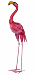 Dekorace MagicHome Mecco 8299, Plameňák, 65 cm, plech