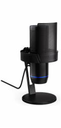 Endorfy Solum 2,Mikrofon, kondenzátorový, kardioidní, pop-up filtr, dotykové ztlumení, LED signalizace, USB-C, redukce n