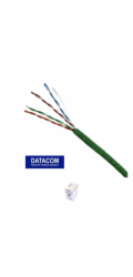 DATACOM UTP Cat5e PVC kabel 305m (lanko) zelený