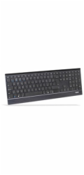 RAPOO klávesnice E9500M Multi-mode Wireless Ultra-slim Keyboard Black