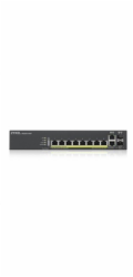 ZYXEL GS2220-10HP Zyxel GS2220-10HP,EU region,8-port GbE L2 PoE Switch with GbE Uplink (1 year NCC Pro pack license bundled)