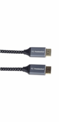 PREMIUMCORD Kabel DisplayPort 1.4 přípojný kabel, kovové a zlacené konektory, 2m