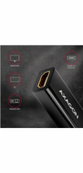 AXAGON RVDM-HI14N, Mini DisplayPort -> HDMI 1.4 redukce / adaptér, 4K/30Hz