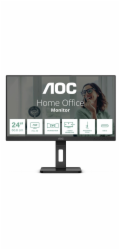 AOC MT IPS LCD WLED 23,8" 24P3CV - IPS panel, 1920x1080, 300cd, 2xHDMI, DP, USB-C, 4xUSB 3.2, pivot, repro