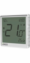 Engo  pod omítku, online regulátor teploty ZigBee 230V, bílý EONE230W