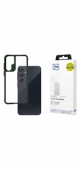 3mk ochranný kryt Satin Armor Case+ Green pro Samsung Galaxy A55 5G