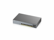 Zyxel GS1350-12HP 12 Port smart managed CCTV PoE switch, long range, 130W, 10x GbE, 2x SFP