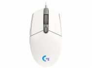 Logitech herní myš G102 LIGHTSYNC/ optická/ 6 tlačítek/ 8000dpi/ USB/ bílá