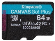 Kingston Micro SDXC Canvas Go! Plus 64GB UHS-I U3 SDCG3/64GBSP