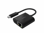 Belkin USB-C / Gigabit-Ethernet- Adapter 60W PD, cern. INC001btBK