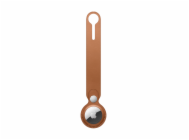 Apple AirTag Leather Loop, Saddle Brown